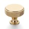 Amerdeco 10 Pack Gold Knurled Cabinet Knobs Kitchen Cabinet Handles for Drawer Dresser Cupboard and Wardrobe ZH0036