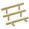 Haidms 20 Pack 3 Inch Cabinet Handles Gold Stainless Steel Kitchen Drawer Pulls Cabinet Pulls 5 Inch Length 3 Inch Hole Center
