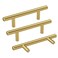 Haidms 20 Pack 3 Inch Cabinet Handles Gold Stainless Steel Kitchen Drawer Pulls Cabinet Pulls 5 Inch Length 3 Inch Hole Center