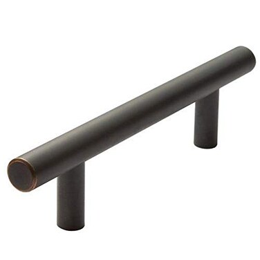 Laurey 87266 Steel TBar Pull 4Inch Oil Rubbed Bronze
