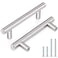 Probrico 10 Pack 3 Inch Hole Centers Euro T Bar Cabinet Pulls Stainless Steel Kitchen Drawer Handles 5 Inch Total Length