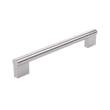 Richelieu BP527180195 Avellino Collection Brushed Nickel Cabinet Handle 7 116 inch 180 mm Center to Center Cabinet Bar Pull Modern Drawer Pull for Kitchen Bathroom and Dresser 1 Pack