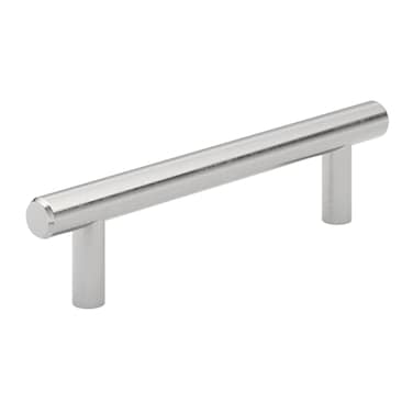 Richelieu BP205108195 Roosevelt Collection Brushed Nickel Cabinet Handle 4 14 inch Center to Center Cabinet Bar Pull Modern Drawer Pull for Kitchen Bathroom and Dresser 1 Pack