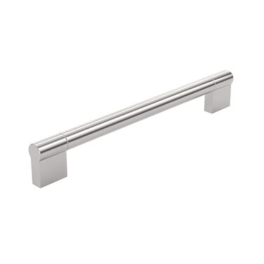 Richelieu BP527192195 Avellino Collection Brushed Nickel Cabinet Handle 7 916 inch 192 mm Center to Center Cabinet Bar Pull Modern Drawer Pull for Kitchen Bathroom and Dresser 1 Pack