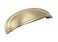Amerock Cabinet Cup Pull Golden Champagne 3 inch 76 mm 4 inch 102 mm Center to Center Ashby 1 Pack Drawer Pull Drawer Handle Cabinet Hardware