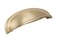 Amerock Cabinet Cup Pull Golden Champagne 3 inch 76 mm 4 inch 102 mm Center to Center Ashby 1 Pack Drawer Pull Drawer Handle Cabinet Hardware