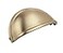 Amerock Cabinet Cup Pull Golden Champagne 3 inch 76 mm CentertoCenter Cup Pulls 1 Pack Drawer Pull Drawer Handle Cabinet Hardware