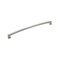 Hickory Hardware 1 Pack Solid Core Kitchen Cabinet Pulls Luxury Cabinet Handles Hardware for Doors Dresser Drawers 12 Inch Hole Center Satin Nickel Bridges Collection