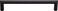 Top Knobs TK943BLK Kinney Pull 6 516 Flat Black Lynwood Collection