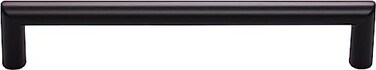 Top Knobs TK943BLK Kinney Pull 6 516 Flat Black Lynwood Collection