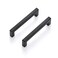 Ravinte 10 Pack 5 Inch Square Cabinet Handles Matte Black Pulls Drawer Kitchen Hardware for Cabinets Cupboard