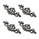 Mcredy Drop Bail Cabinet Pulls Retro Bronze Drawer Handles 4 Pcs