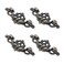 Mcredy Drop Bail Cabinet Pulls Retro Bronze Drawer Handles 4 Pcs