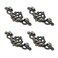 Mcredy Drop Bail Cabinet Pulls Retro Bronze Drawer Handles 4 Pcs