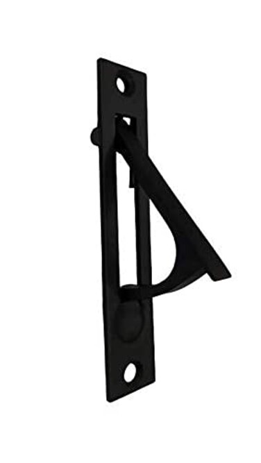 QCAA Solid Brass Edge Pull 4 Matte Black 1 Pack Made in Taiwan