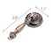 FarBoat 4Pcs Cabinet Tear Drop Pull Knobs Pendant Antique Decorative Handle Zinc Alloy Hardware for Furniture Dresser Closet Drawer with ScrewsRed Bronze 65mm26inch