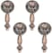 FarBoat 4Pcs Cabinet Tear Drop Pull Knobs Pendant Antique Decorative Handle Zinc Alloy Hardware for Furniture Dresser Closet Drawer with ScrewsRed Bronze 65mm26inch