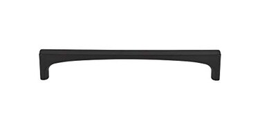 Top Knobs Riverside 6 516 Center to Center Bar Pull Flat Black