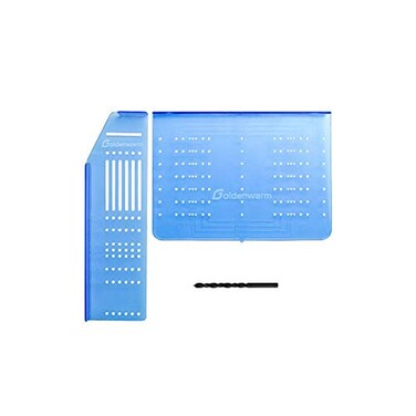 Goldenwarm Cabinet Pull Template Door Template Drawer Pull Drill Template 1 Pack TM160 Cabinet Handles Drill Mounting Drill Mounting Template