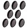 KOVOSCH 8 Pack Closet Door Finger Pull Oil Rubbed Bronze 218 Round Sliding Finger Door Pull Easy Snapin Installation