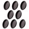KOVOSCH 8 Pack Closet Door Finger Pull Oil Rubbed Bronze 218 Round Sliding Finger Door Pull Easy Snapin Installation