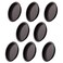 KOVOSCH 8 Pack Closet Door Finger Pull Oil Rubbed Bronze 218 Round Sliding Finger Door Pull Easy Snapin Installation