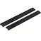 LC LICTOP 118 Inch Black Finger Pulls 10Pcs 882 Inch Hole Spacing Aluminum Alloy Edge Pulls Furniture Handle Back Mount Concealed Handles for Cabinets Cupboard Drawer Dresser Wardrobe