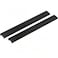 LC LICTOP 118 Inch Black Finger Pulls 10Pcs 882 Inch Hole Spacing Aluminum Alloy Edge Pulls Furniture Handle Back Mount Concealed Handles for Cabinets Cupboard Drawer Dresser Wardrobe