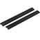 LC LICTOP 118 Inch Black Finger Pulls 10Pcs 882 Inch Hole Spacing Aluminum Alloy Edge Pulls Furniture Handle Back Mount Concealed Handles for Cabinets Cupboard Drawer Dresser Wardrobe