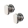 Skyscraper SelfStick Instant Kitchen Cabinet Handle Pulls Refrigerator Door Fridge Handle Sliding Door Handle Sliding Glass Windows Extension Handle with Adhesive 2pcsSet CD457255 Small Silver