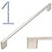 KOOFIZO 1 Pack 11516 Inch Brushed Nickel Kitchen Cabinet Pulls Stain Nickel Cabinet Handles Silver Cabinet Hardware for Kitchen Cabinets Drawer P01 Dresser Cupboard Bedroom Bathroom