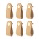 N\W Leather Drawer Pulls for Dresser 6 Pack Leather Dresser Knobs Soft Drawer Pulls Cabinet Handles Knobs Perfect Replacement of Metal Drawer Handles Khaki SAUPull