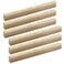 MY MIRONEY 6Pcs Solid Wood Finished Drawer Pulls Ash Wood Cabinet Handles Hardware Furniture Dresser Wardrobe Handles Pulls with Screws 756 Hole Centers