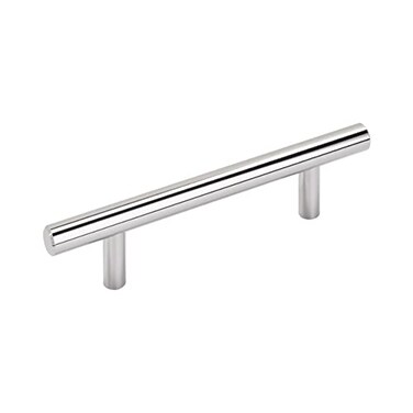 Amerock Cabinet Pull Polished Chrome 334 inch 96 mm Center to Center Bar Pulls 1 Pack Drawer Pull Drawer Handle Cabinet Hardware