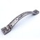 JETLAND Jetland Arched Hammered Cabinet Pulls 2Pack Aged Silver 5 Hole Centers Rustic Solid Cast Handle Pulls for Dresser Nightstand Furniture HT0611OS127
