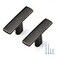 Ravinte OilRubbed Bronze Curved Cabinet Handles Arch Drawer Pulls for Kitchen Single Hole 10 Pack