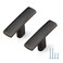 Ravinte OilRubbed Bronze Curved Cabinet Handles Arch Drawer Pulls for Kitchen Single Hole 10 Pack