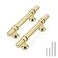 Rergy 5 Pack 3 Inch Gold Cabinet Pulls HeavyDuty Kitchen Cabinet Handles RustResistant and Durable Drawer Pulls Zinc Alloy Hardware for CupboardClosetCabinets