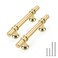 Rergy 5 Pack 3 Inch Gold Cabinet Pulls HeavyDuty Kitchen Cabinet Handles RustResistant and Durable Drawer Pulls Zinc Alloy Hardware for CupboardClosetCabinets