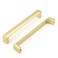 Haidms 25 Pack Gold Cabinet Handles 5 Inch128mm Hole Center Soild Zinc Alloy Brushed Gold Cabinet Pulls Kitchen Drawer Pulls Cupboard Hardware for Kitchen