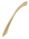 JIASENBAO Brushed Gold Cabinet Pulls 63 Inch Arch Twisted Brass Handles Drawer Kitchen Cupboard Bathroom Dresser Cabinet Hardware Zinc Alloy 5 Pack