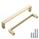 KNOKLOCK 10 Pack 5 Inch128mm Kitchen Cabinet Handles Brushed Gold Cabinet Pulls Kitchen Cabinet Hardware Drawer Pulls for Dresser Cupboard Wardrobe