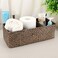 Hipiwe Seagrass Nesting Storage Basket 3 Compartment HandWoven Wicker Toilet Paper Storage Bin Bathroom Organize Basket for Shelves Kitchen Cabinets Pantry Bathroom Closets Organizer