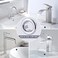 ARCORA 2 Pack Sink Overflow Ring Bathroom Kitchen Sink Basin Trim Overflow Cover Hole Insert Cap Chrome