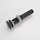BATHFINESSE Bathroom Sink Drain Black Pop Up Drain Stopper with Overflow Vanity Commercial for Sink Fits Standard Bathroom Sink Hole 112 to 134