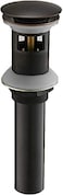 BATHFINESSE Bathroom Sink Drain with Overflow Pop Up Drain Stopper for Sink Vanity Commercial Fits Standard Bathroom Sink Hole 112 to 134 Brass Oil Rubbed BronzeP13ORB By Bathfinesse