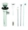 PermaFLOW PF WaterWorks PF0324CHCH Never Clog SinkLavatory Finish ABS ClogFREE Universal PopUp Drain AssemblyEasy Remove Magnetic Stopper Chrome Body with Overflow