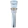 KINGWONG Universal Bathroom Sink Drain with PopUpOverflow HoleCeramic White Cap Stainless Steel Body Easy to Install Durable Copper Mesh Filter Fits Standard Sink With Overflow White Silver