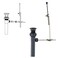 WOWOW Bathroom Drain Assembly Stopper with Lift Rod for Bathroom Faucet Vanity Sink PopUp Drain Stopper Assembly with Lift Rod and OverflowBlack
