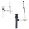 WOWOW Bathroom Drain Assembly Stopper with Lift Rod for Bathroom Faucet Vanity Sink PopUp Drain Stopper Assembly with Lift Rod and OverflowBlack